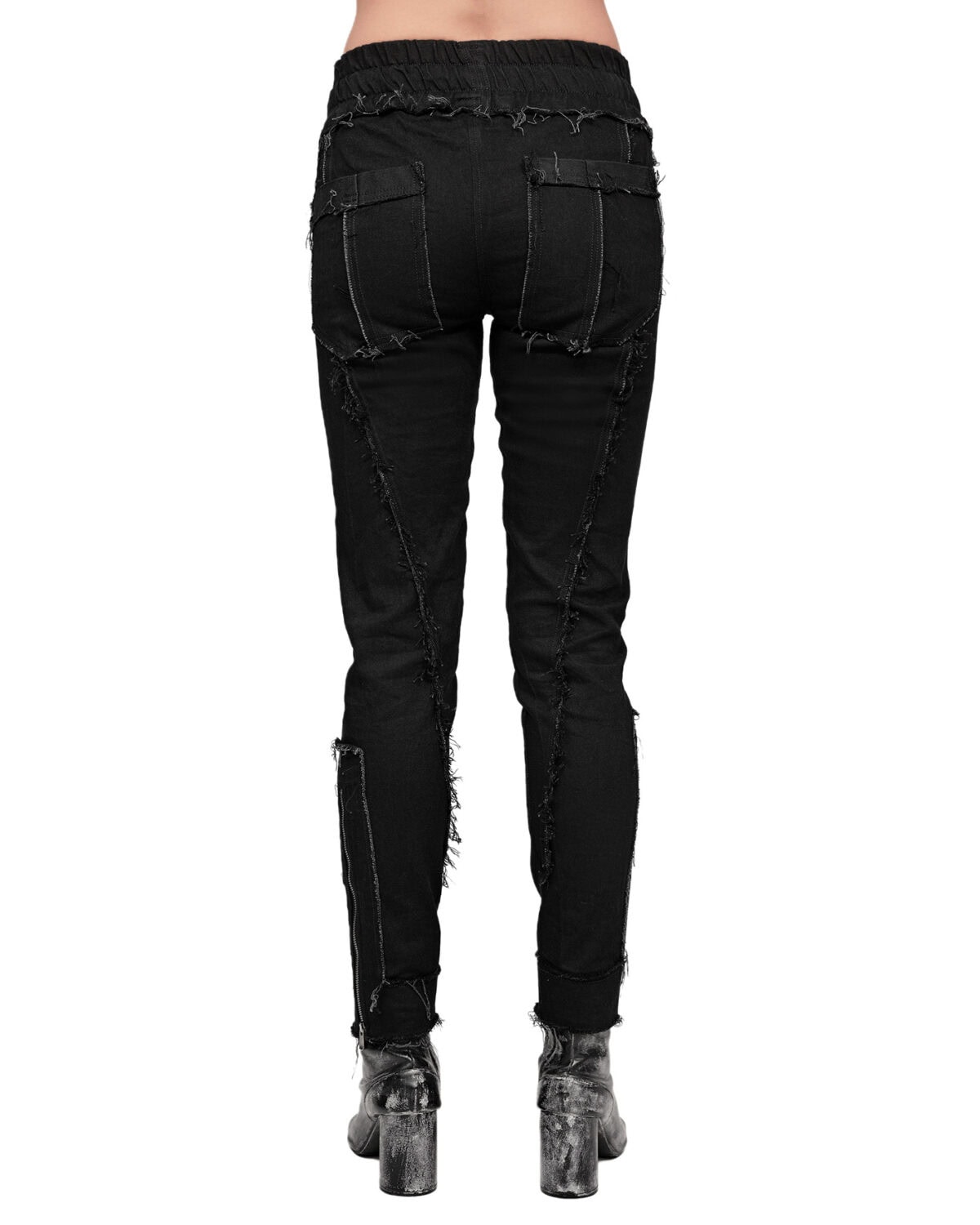 Denim Slim Fit Zip Cuff Pants