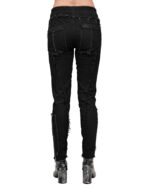 Denim Slim Fit Zip Cuff Pants