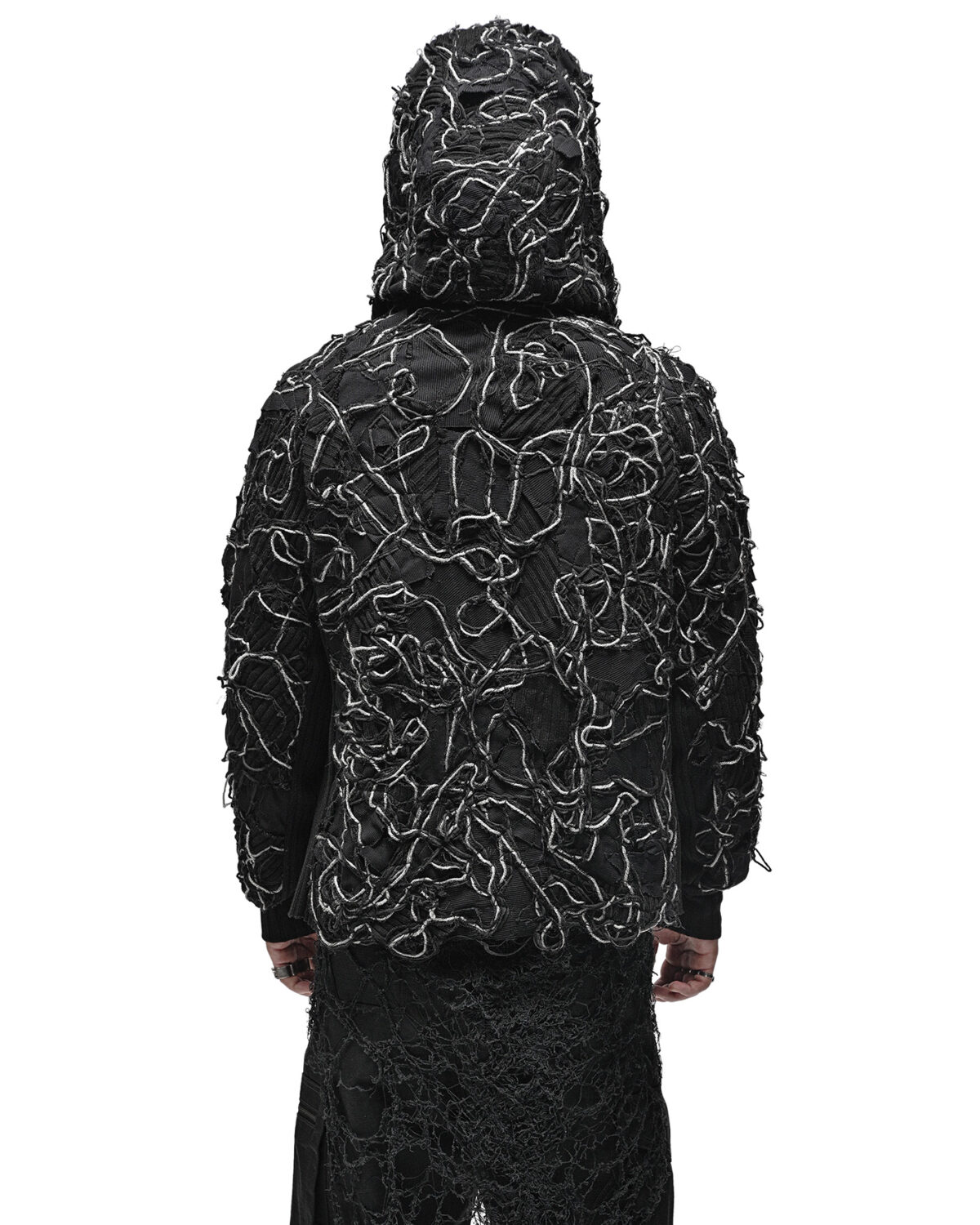 Fiber Bond Ashes Hooded Cardigan