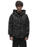 Fiber Bond Ashes Hooded Cardigan