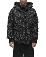 Fiber Bond Ashes Hooded Cardigan