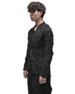 Fiber Bond Patchwork Denim Blazer