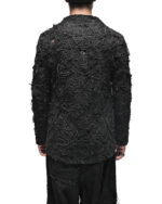 Fiber Bond Patchwork Denim Blazer