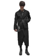 Fiber Bond Patchwork Denim Blazer