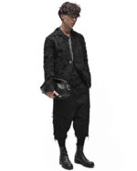 Fiber Bond Patchwork Denim Blazer