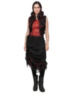 Fiber Bond Drape Layers Sheer Skirt