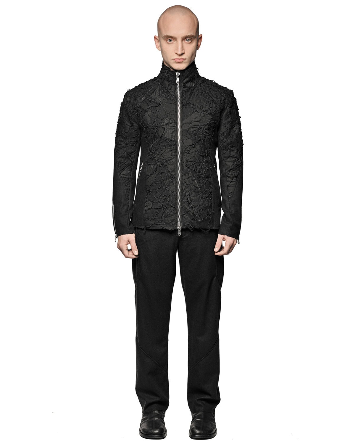 Wool Grand Zip Pants