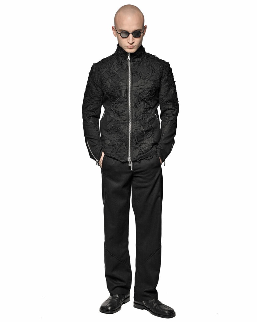 Wool Grand Zip Pants