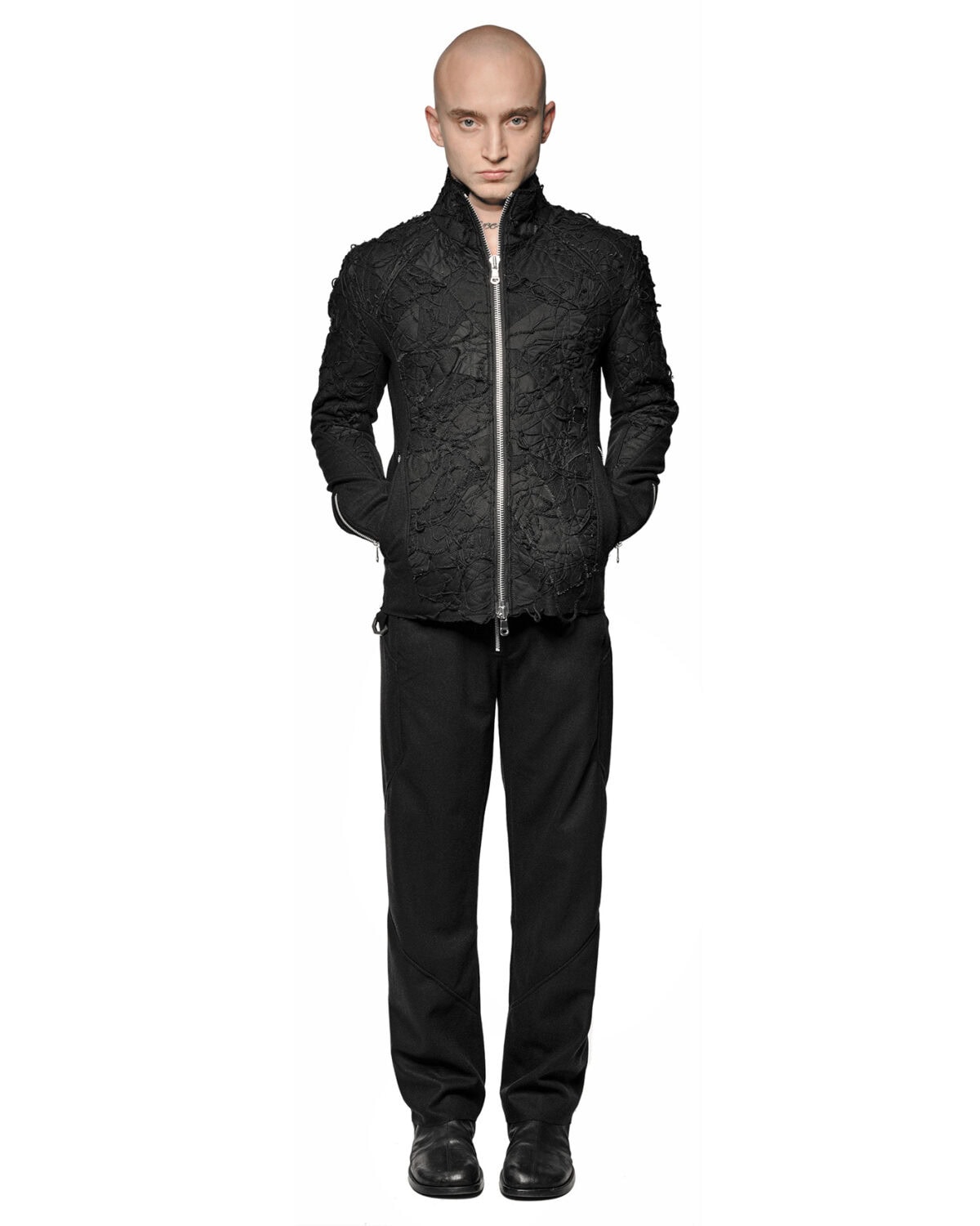 Grand Fiber Patch Wool Jacket