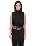 Linear Quilt Puffer Vest