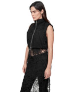 Linear Quilt Puffer Vest