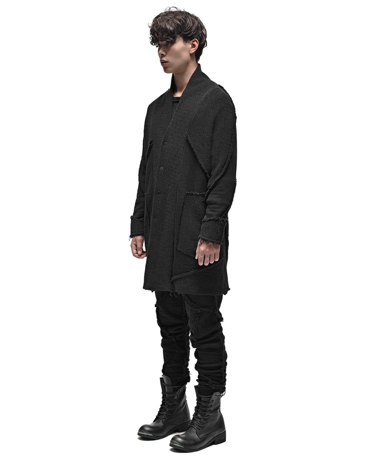 Reverse Edge Construct Cardigan