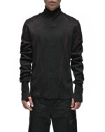 Rib Knit Construct Turtleneck