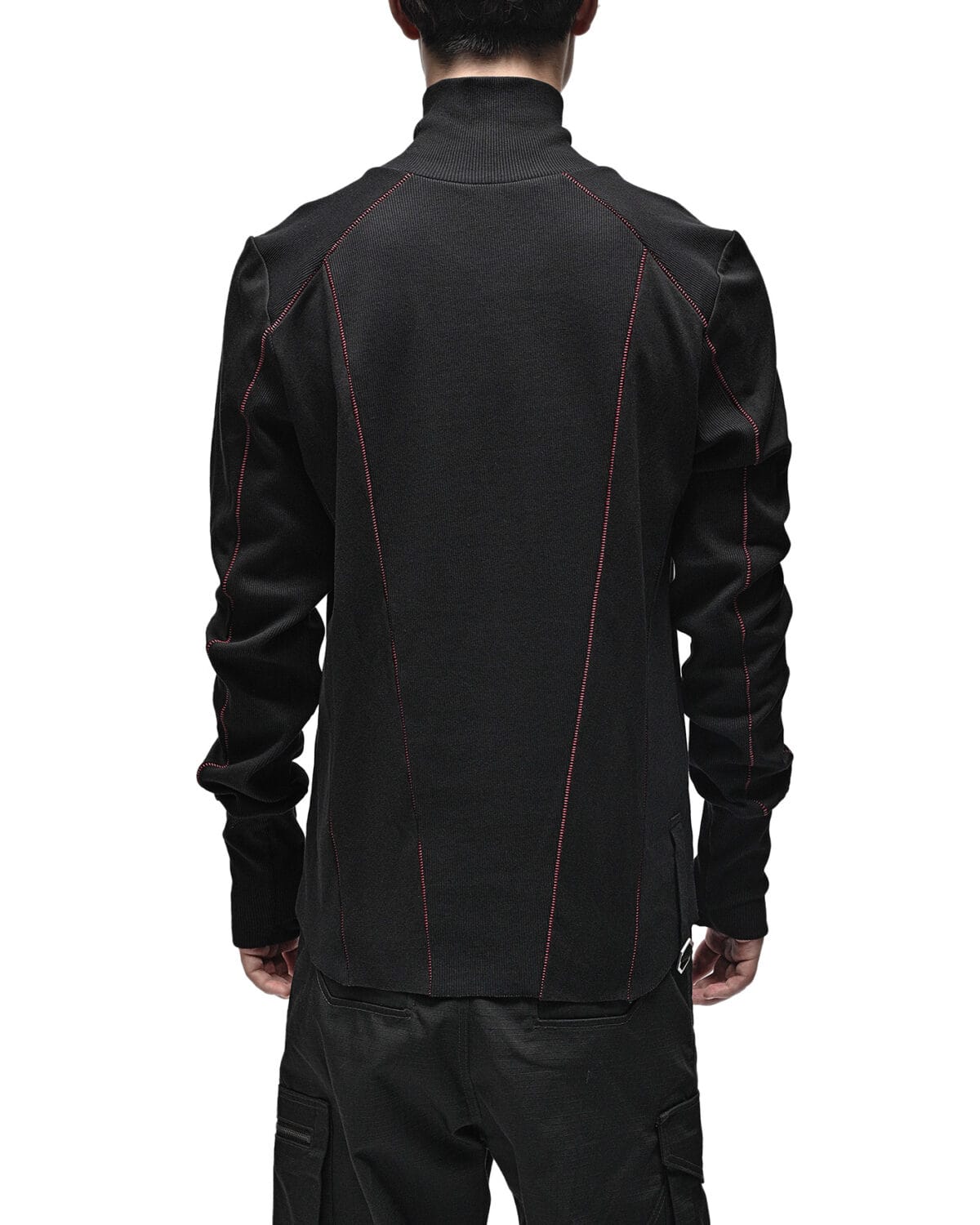 Rib Knit Construct Turtleneck