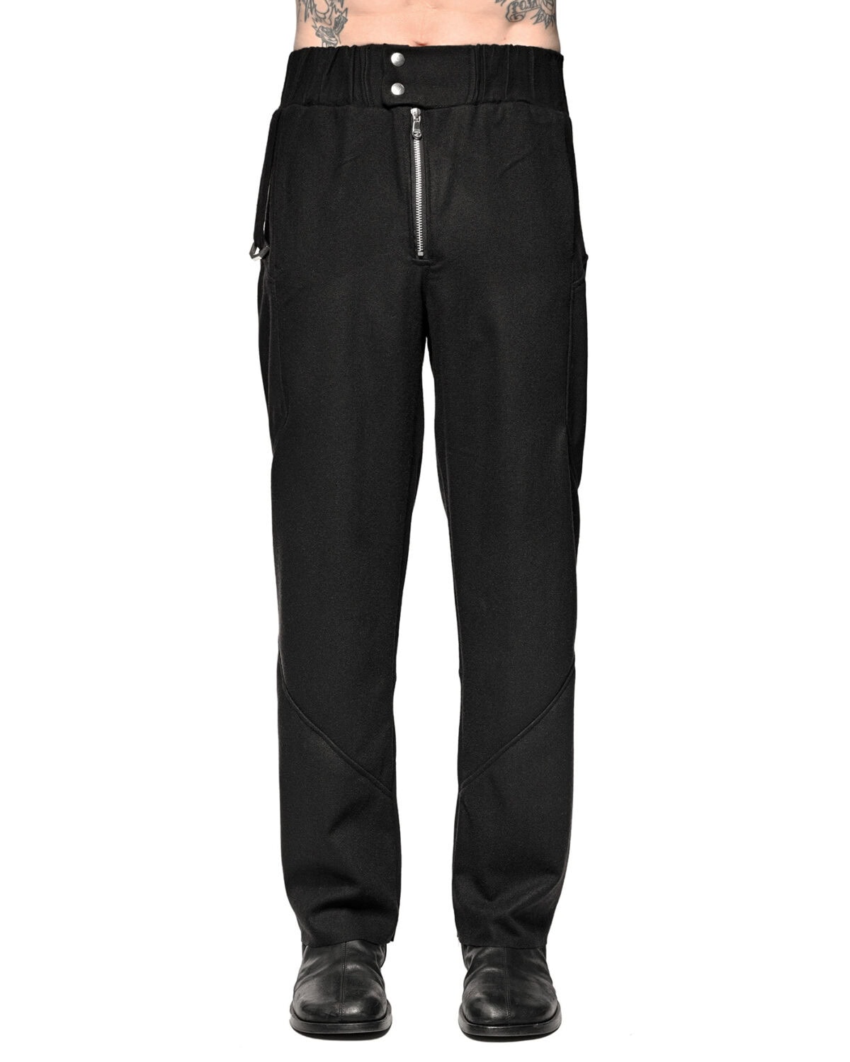 Wool Grand Zip Pants