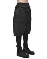 Multi-Cut Denim Washed Construct Shorts