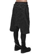 Multi-Cut Denim Washed Construct Shorts