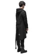 Reverse Edge Hood Buckle Cardigan