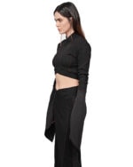 Rib Knit Lilium Layers Crop Top