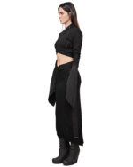 Rib Knit Lilium Layers Crop Top