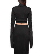 Rib Knit Lilium Layers Crop Top