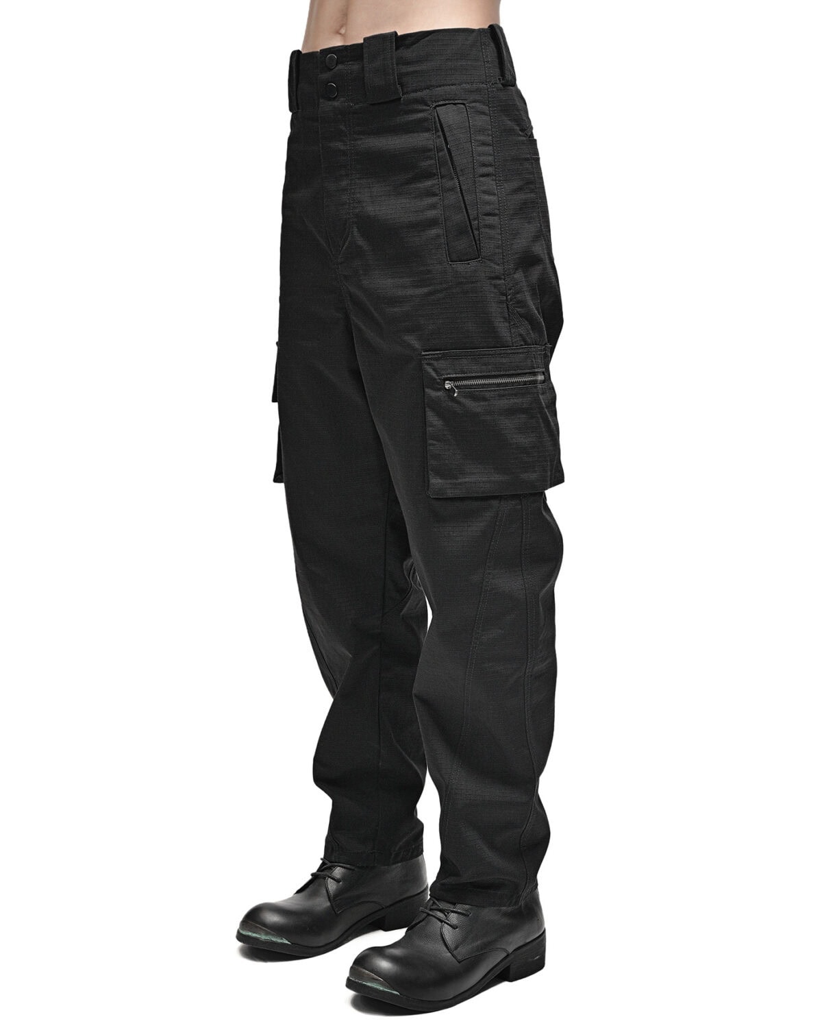 Ripstop Solid Cargo Pants