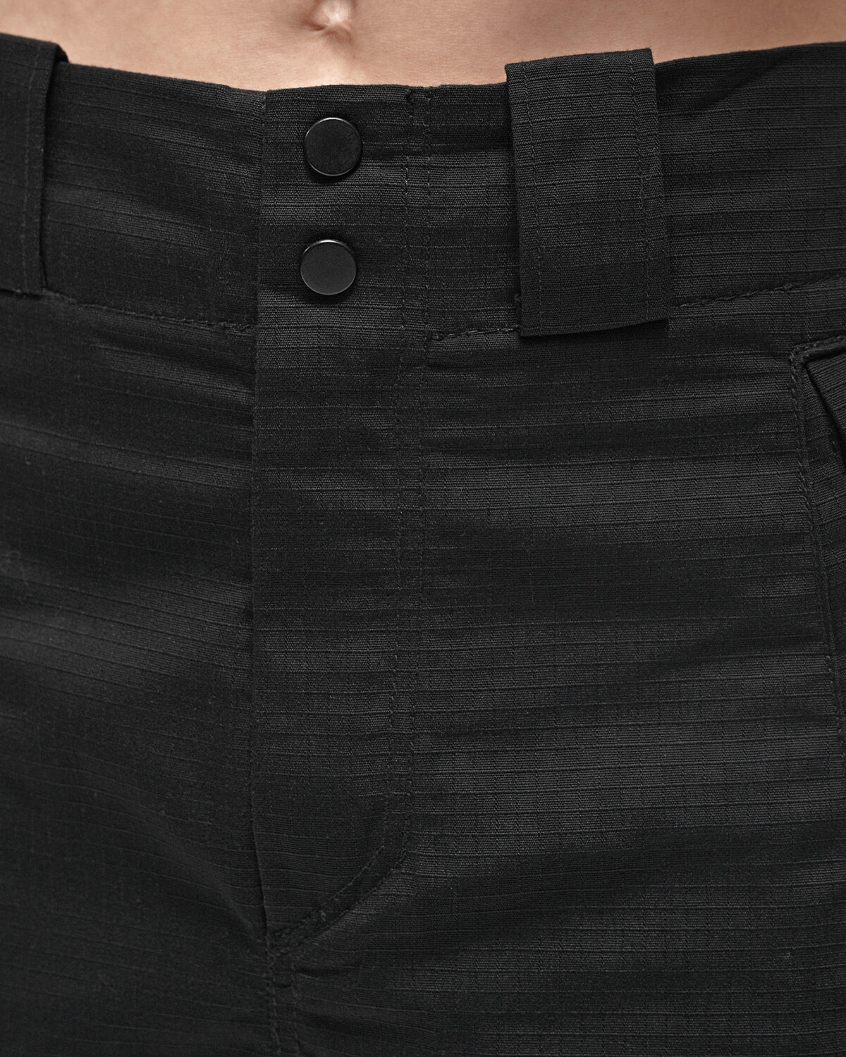 Ripstop Solid Cargo Pants