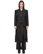 Soft Layers Asymmetry Skirt Pants