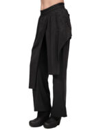 Soft Layers Asymmetry Skirt Pants