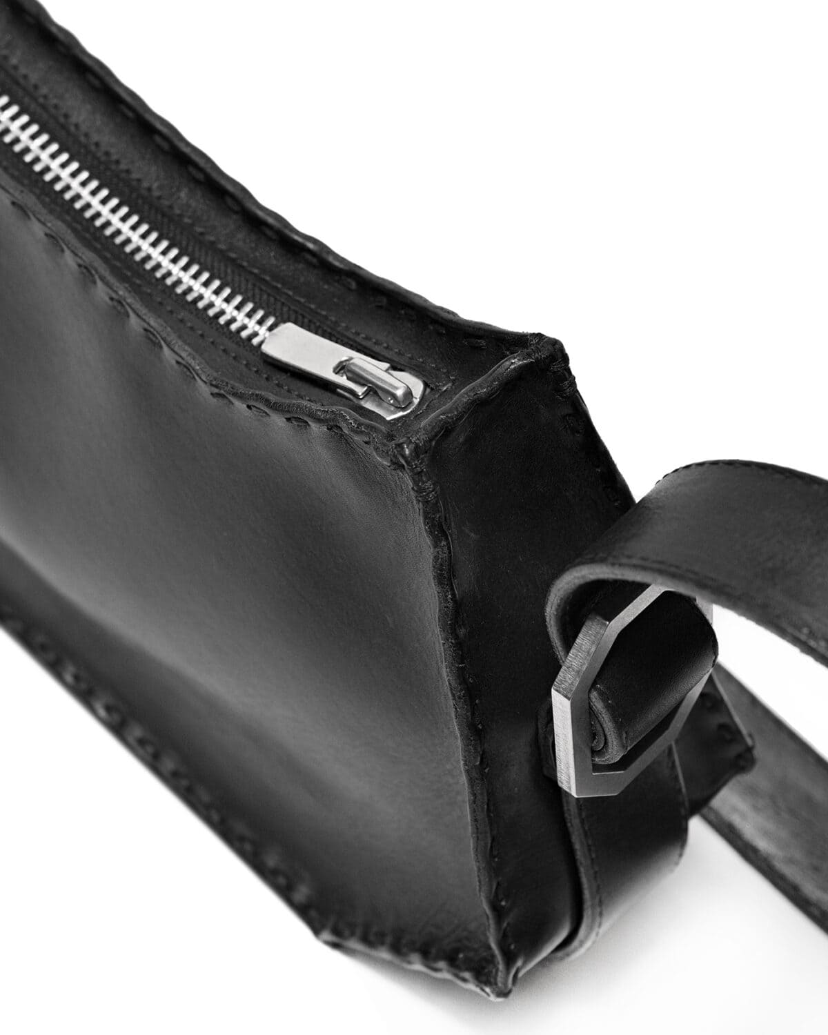 Oracle Leather Shoulder Hexa Bag