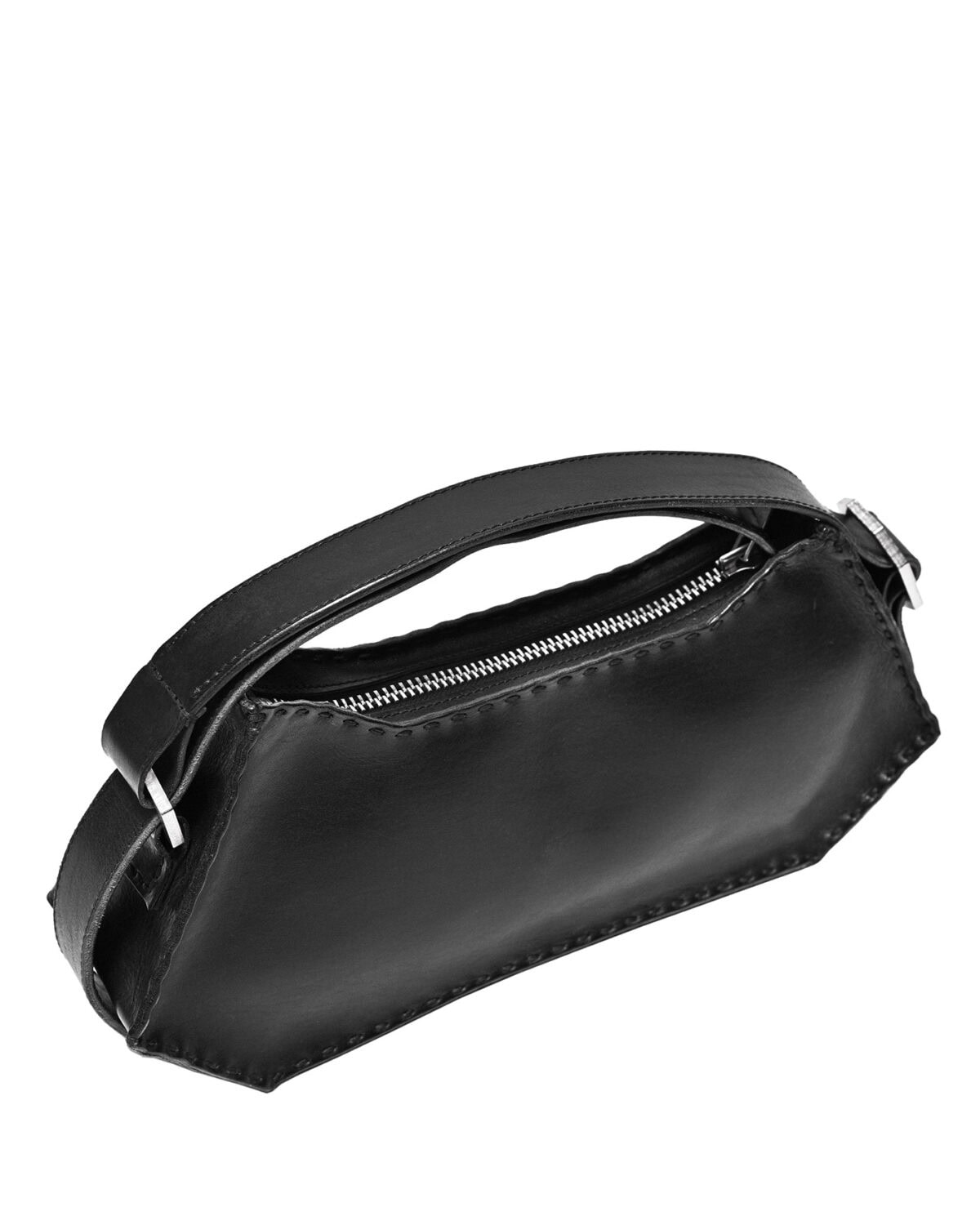 Oracle Leather Shoulder Hexa Bag